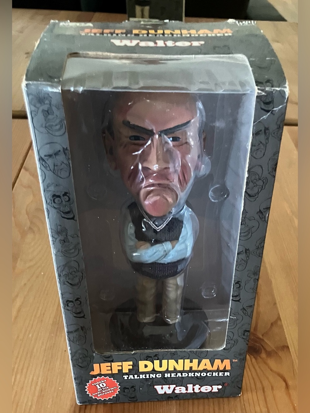 EUC Jeff Dunham Walter Talking Headknocker Figurine NECA 2011 NIB